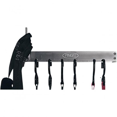 Pingel Strap Rack - Heavy Duty Motorcycle Helmet Holder for Harley, Cruiser & Sport Bikes - Perfect for Garage, Shed & Workshop Organization