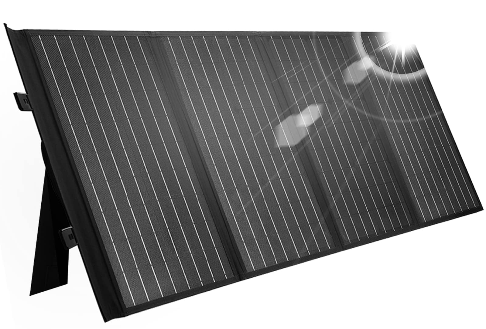 VTpower 120W Foldable Solar Panel with USB & DC Output for Jackery/Flashfish Power Stations - Perfect for RV, Boat & Camping