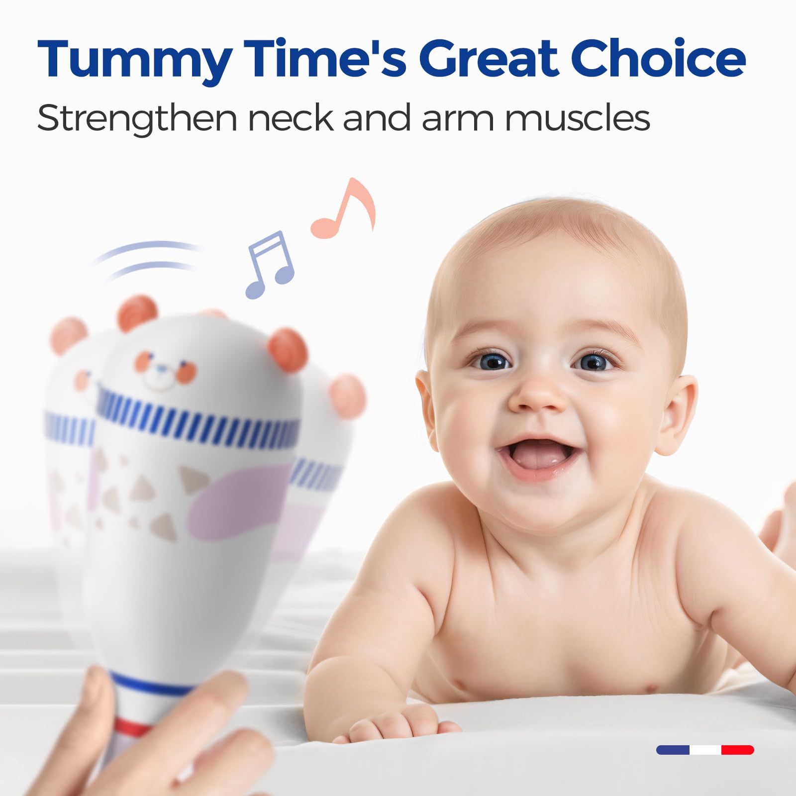Evoceler Baby Rattles and Shaker Toys - Soft Silicone Teether for 0-12 Months Infants | BPA-Free Sensory Toys for Newborns | Perfect Grasping Size for Baby Boys & Girls | Great for Tummy Time, Early Development & Baby Shower Gifts