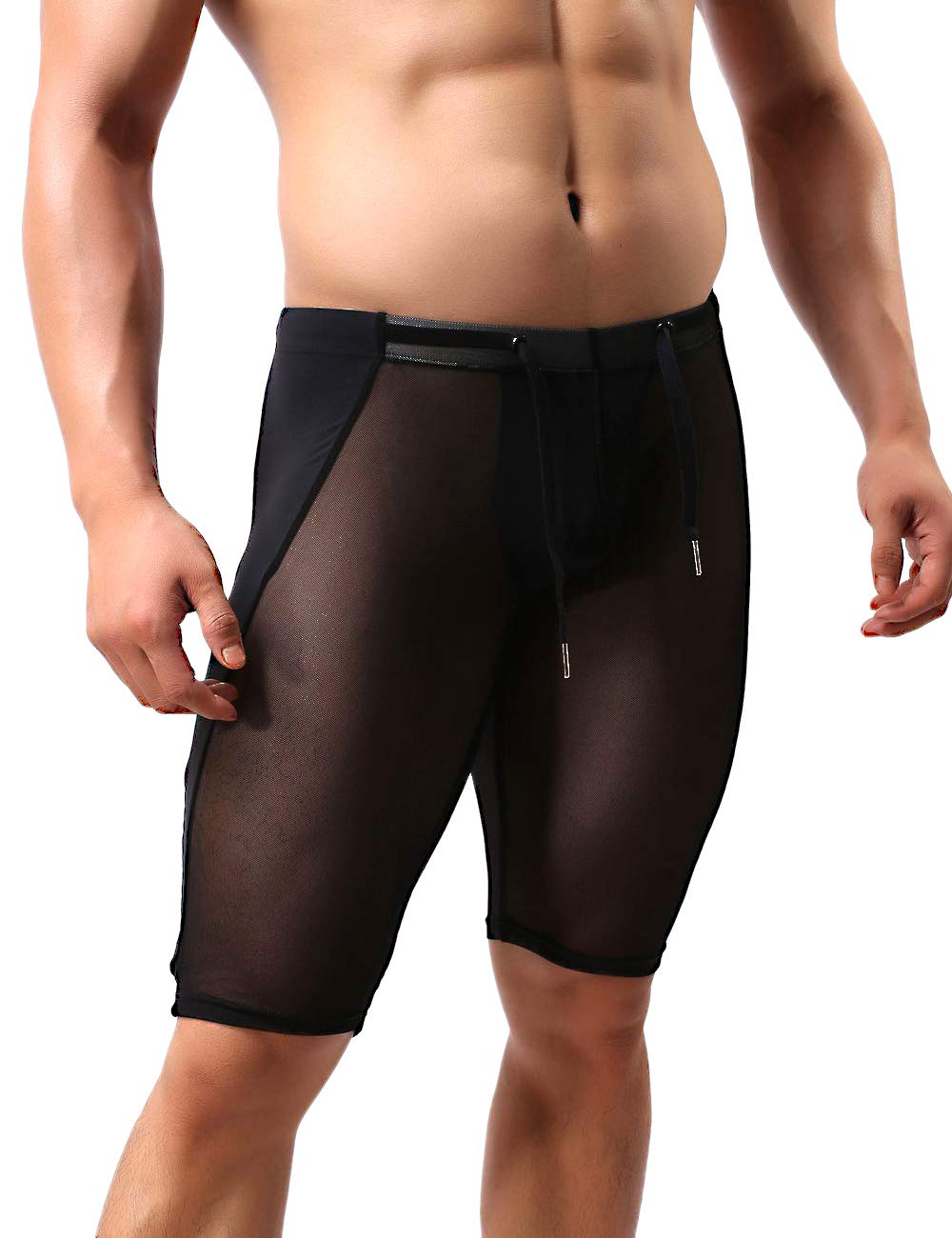 MIZOK Men's Quick-Dry Fitness Shorts - Breathable Mesh Workout Shorts for Running, Yoga & Gym - Swim Trunks for Beach & Pool - Lightweight Athletic Shorts for Men
