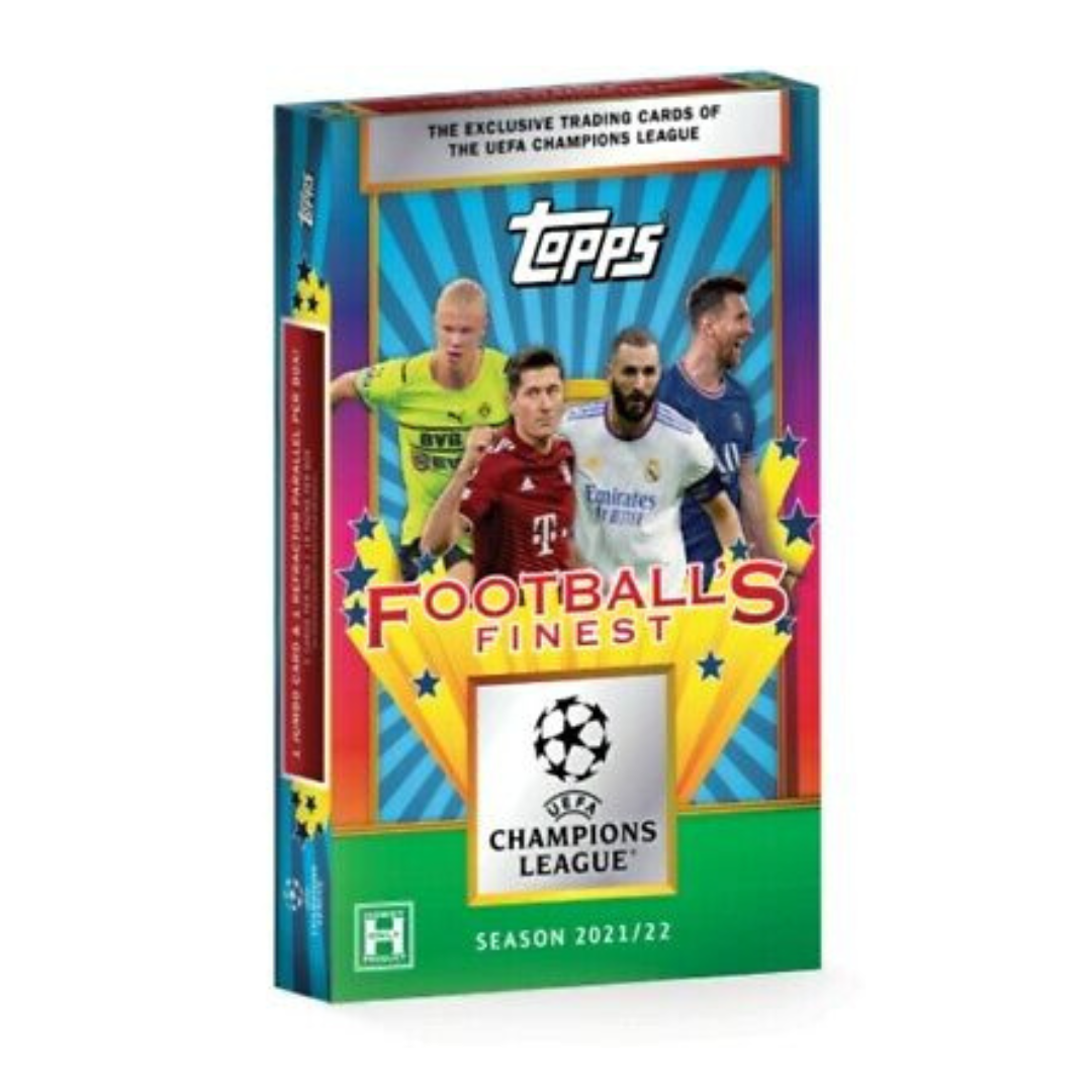 2022 Topps UEFA Champions League Finest Flashbacks Soccer Hobby Box - Premium Collectible Trading Cards for Soccer Fans & Card Collectors - Perfect for Gifts, Investments, and Game Room Displays