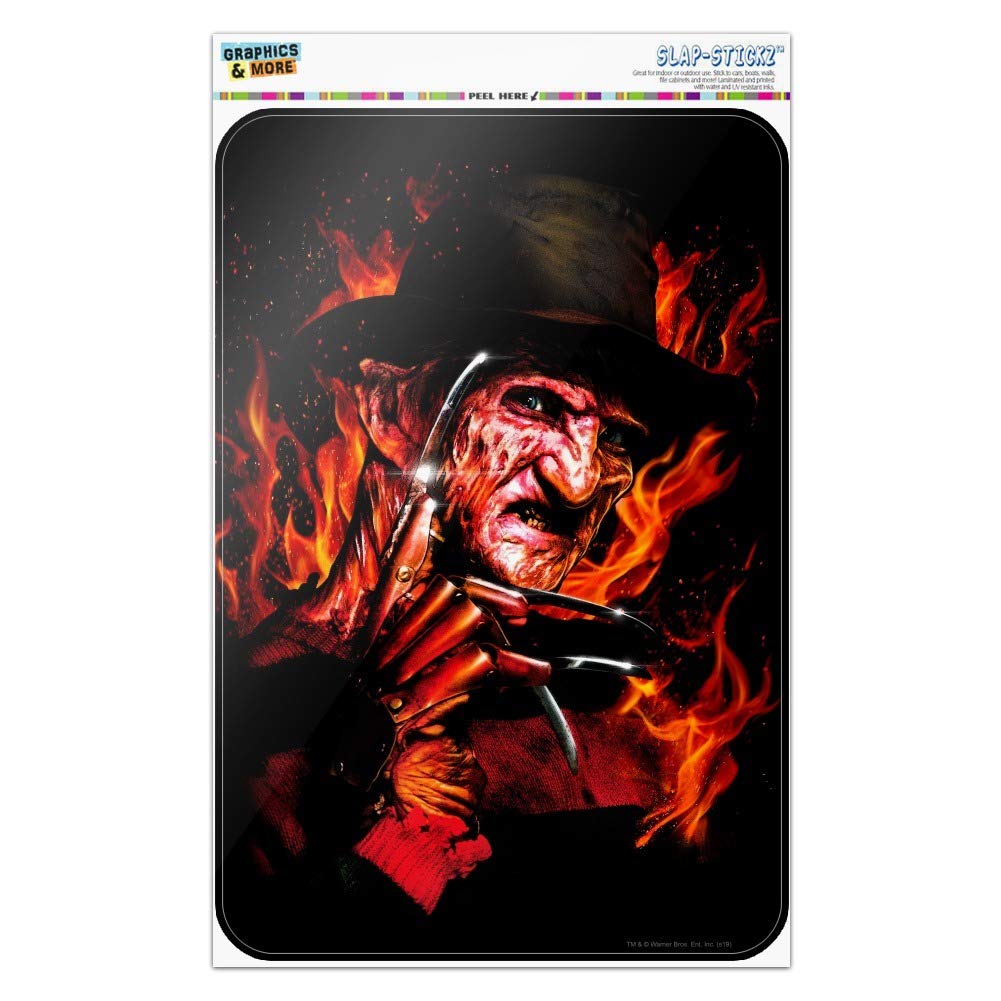 Freddy's Fire Nightmare on Elm Street LED Sign - Horror Movie Decor for Home, Office, Bar & Halloween Party