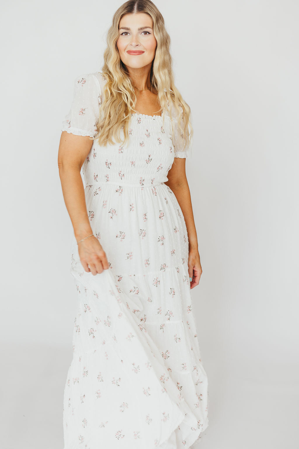 Harper Worth Maxi Dress - Floral Maternity Dress for Women, Bump Friendly, Comfortable & Stylish for Pregnancy, Parties, and Special Occasions