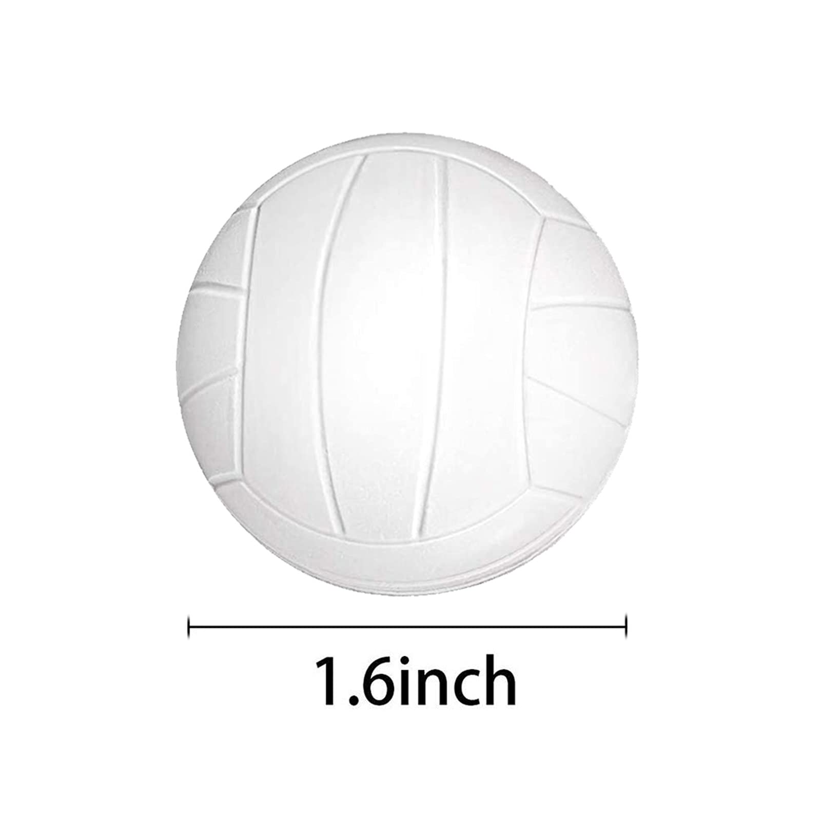 12 Pack Mini Sports Stress Balls - Baseball, Basketball, Soccer, Volleyball Squeeze Toys | Anti-Stress Foam Balls for Kids Party Favors, School Carnival Prizes & Office Desk Relaxation | Perfect for Stress Relief, Classroom Rewards and Birthday Goodie Bags