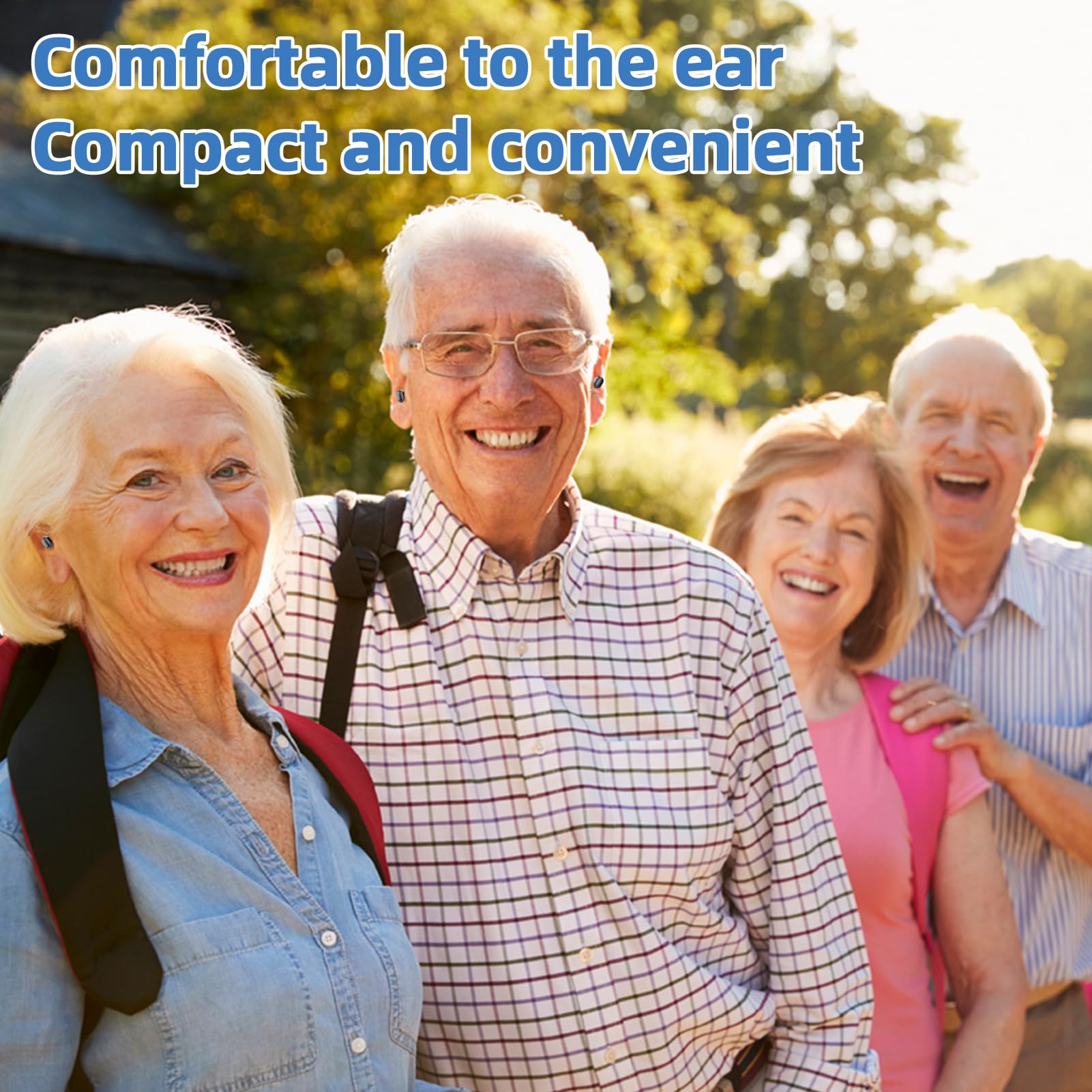 Rechargeable Digital Hearing Aids for Seniors & Adults - 16-Channel Bluetooth Hearing Amplifier with TV Mode - Clear Sound for Conversations, Watching TV, and Outdoor Activities