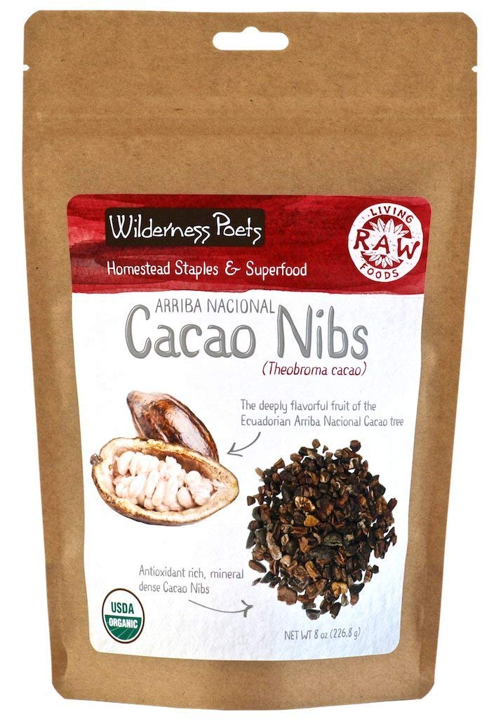 Organic Raw Unpasteurized Almonds by Wilderness Poets - 8oz (Half Pound) | Healthy Snack for Hiking, Camping & Vegan Diets