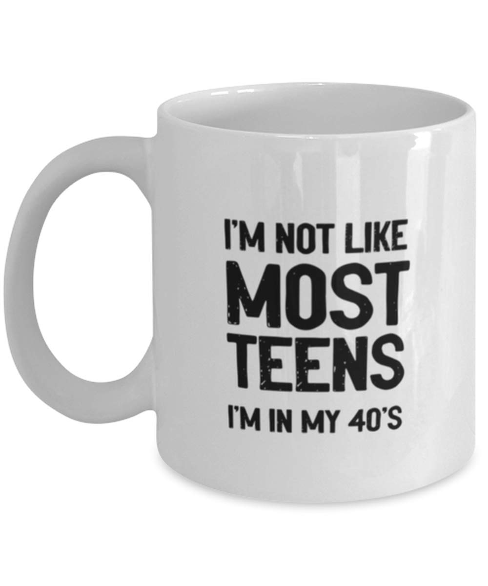 Funny 40th Birthday Gifts for Men & Women - Unique & Hilarious Birthday Mug for Friends & Family - Perfect Gift from Loved Ones - Great for Office, Home & Party Celebrations