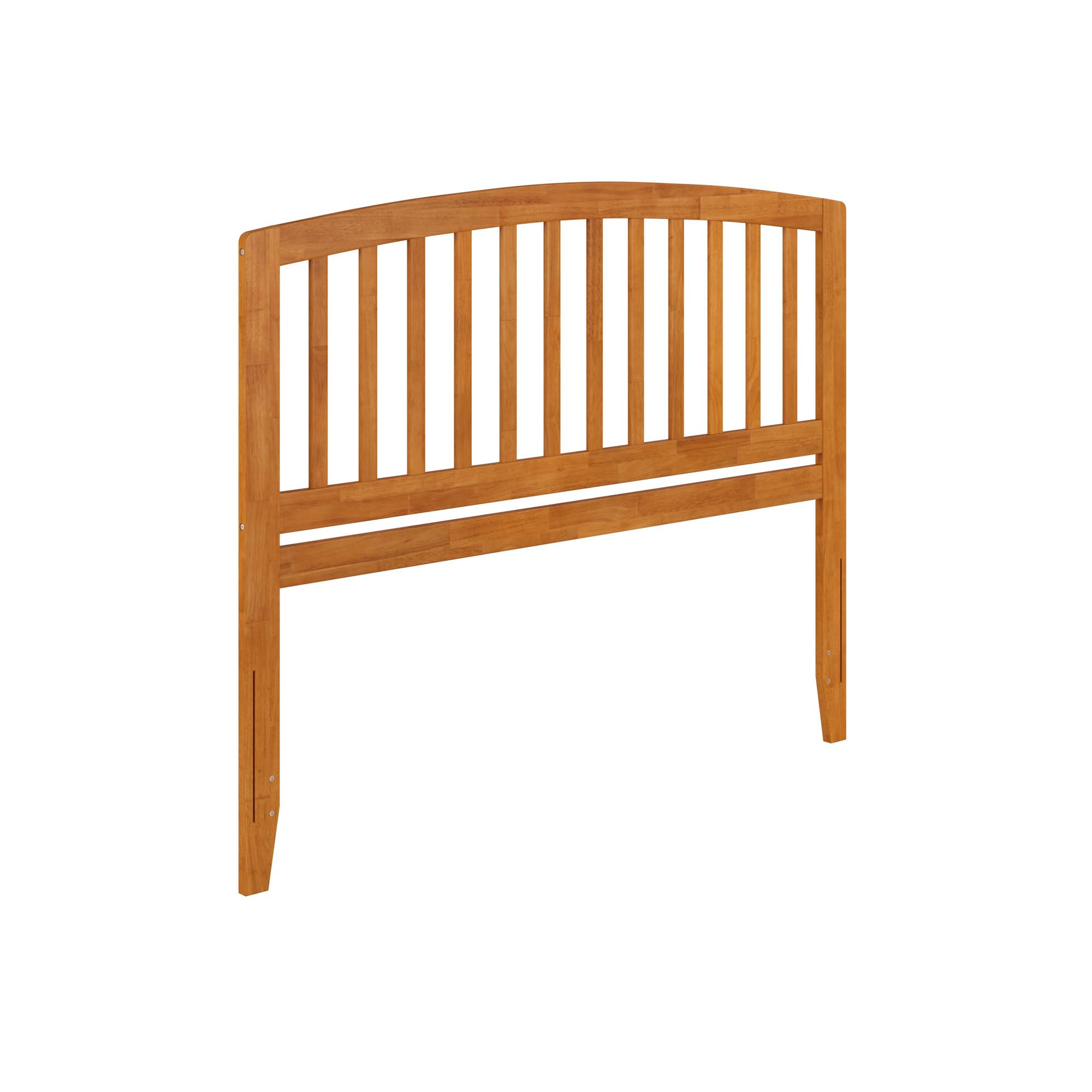 AFI Richmond Queen Solid Wood Headboard with USB Charging Ports - Light Toffee Finish for Bedroom Decor & Modern Home Furniture