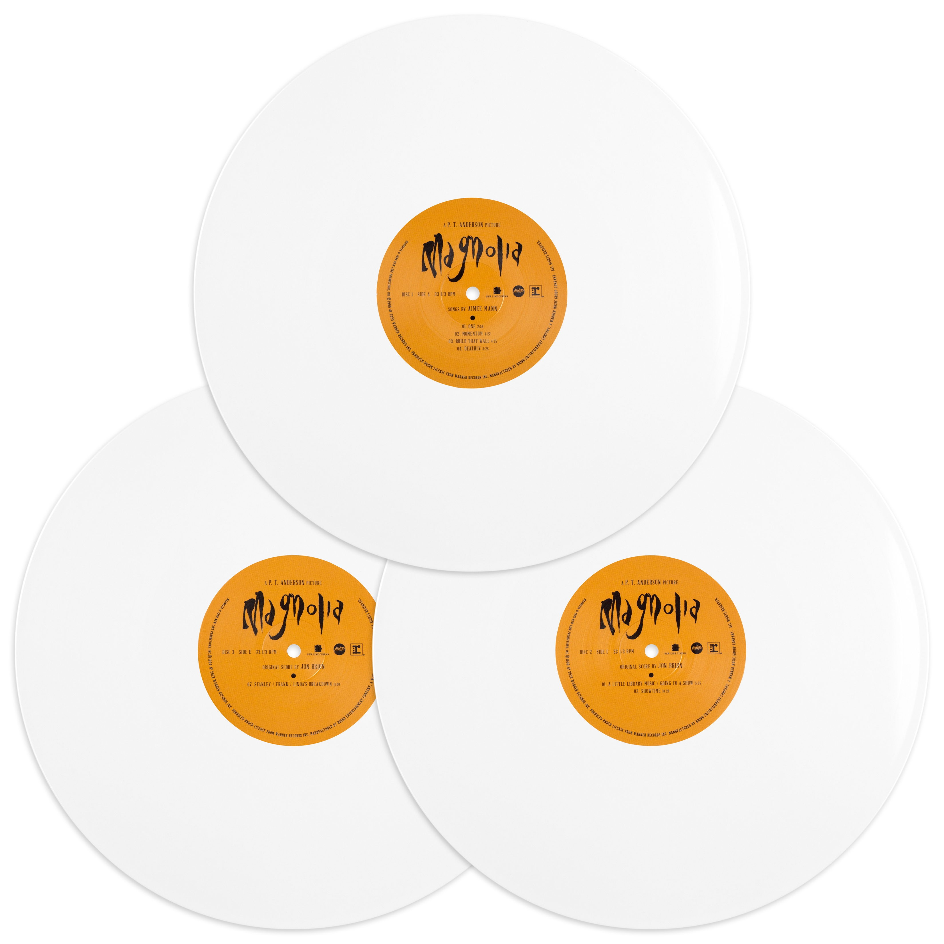 Magnolia Original Motion Picture Soundtrack 3XLP Vinyl Record - Limited Edition Film Score by Aimee Mann & Jon Brion - Perfect for Movie Lovers and Vinyl Collectors