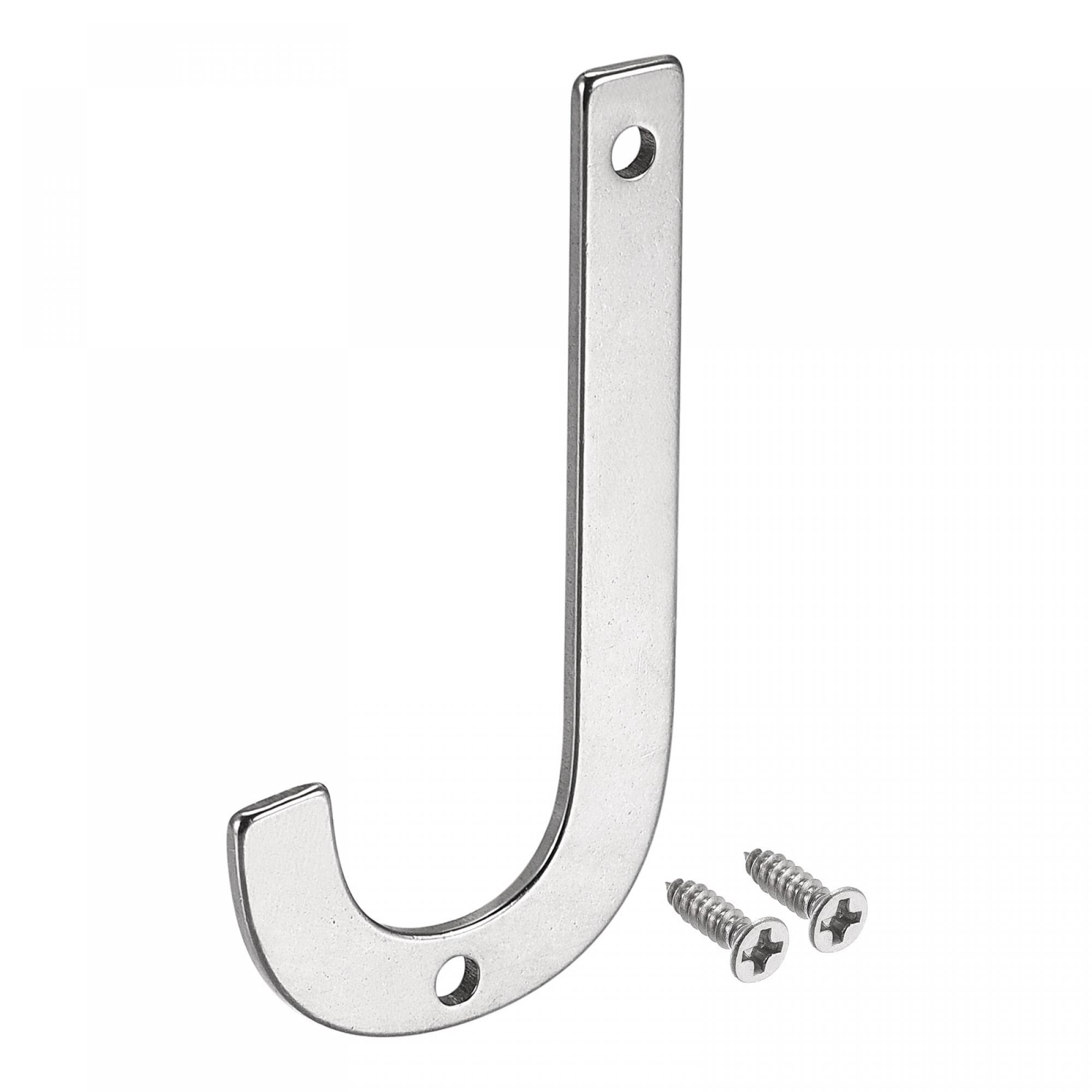 uxcell 3.94 Inch Stainless Steel Letter J - Polished Mailbox, Hotel & Door Address Sign for Home & Business (Perfect for Address Marking, House Numbering & Property Identification)