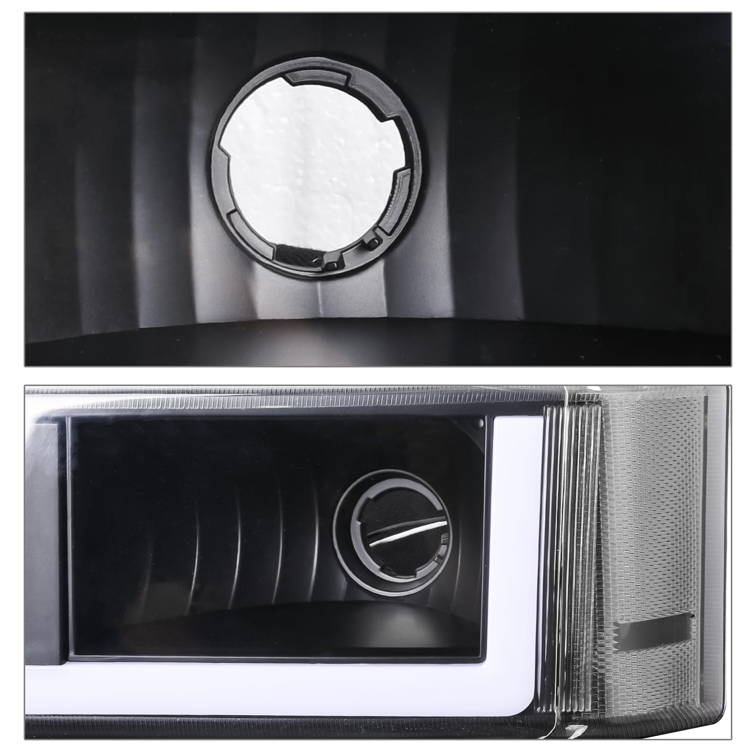 M-AUTO LED Headlights for 03-06 Chevy Silverado - DRL Daylight Strips | Off-Road & Night Driving