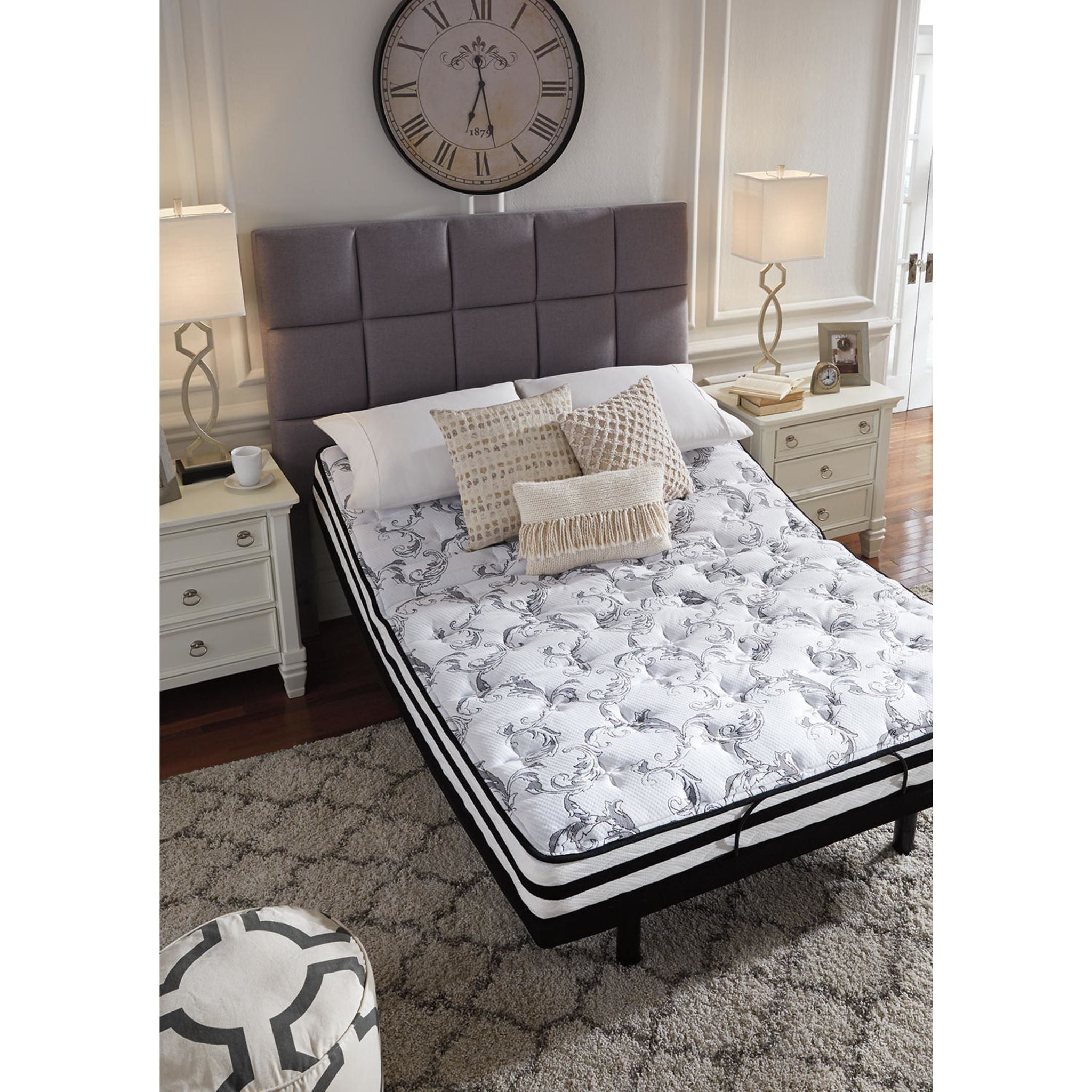 Ashley 8 Inch Twin Size Chime Innerspring Mattress for Kids & Teens - Supportive Bed for Guest Rooms, Dormitories & Daybeds