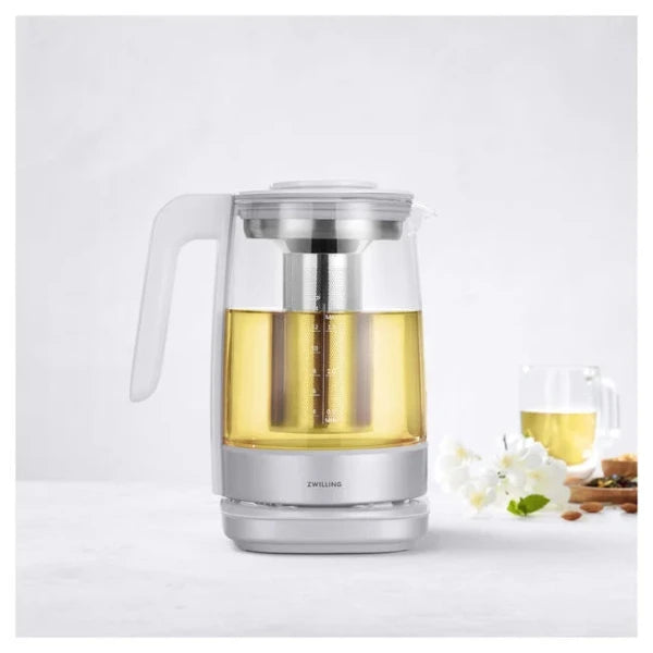 Premium Zwilling Tea Infuser & Electric Kettle Set - Fast Boiling & Easy Brewing for Loose Leaf Tea, Perfect for Home, Office, or Gifts - Enjoy Relaxing Tea Time Anywhere