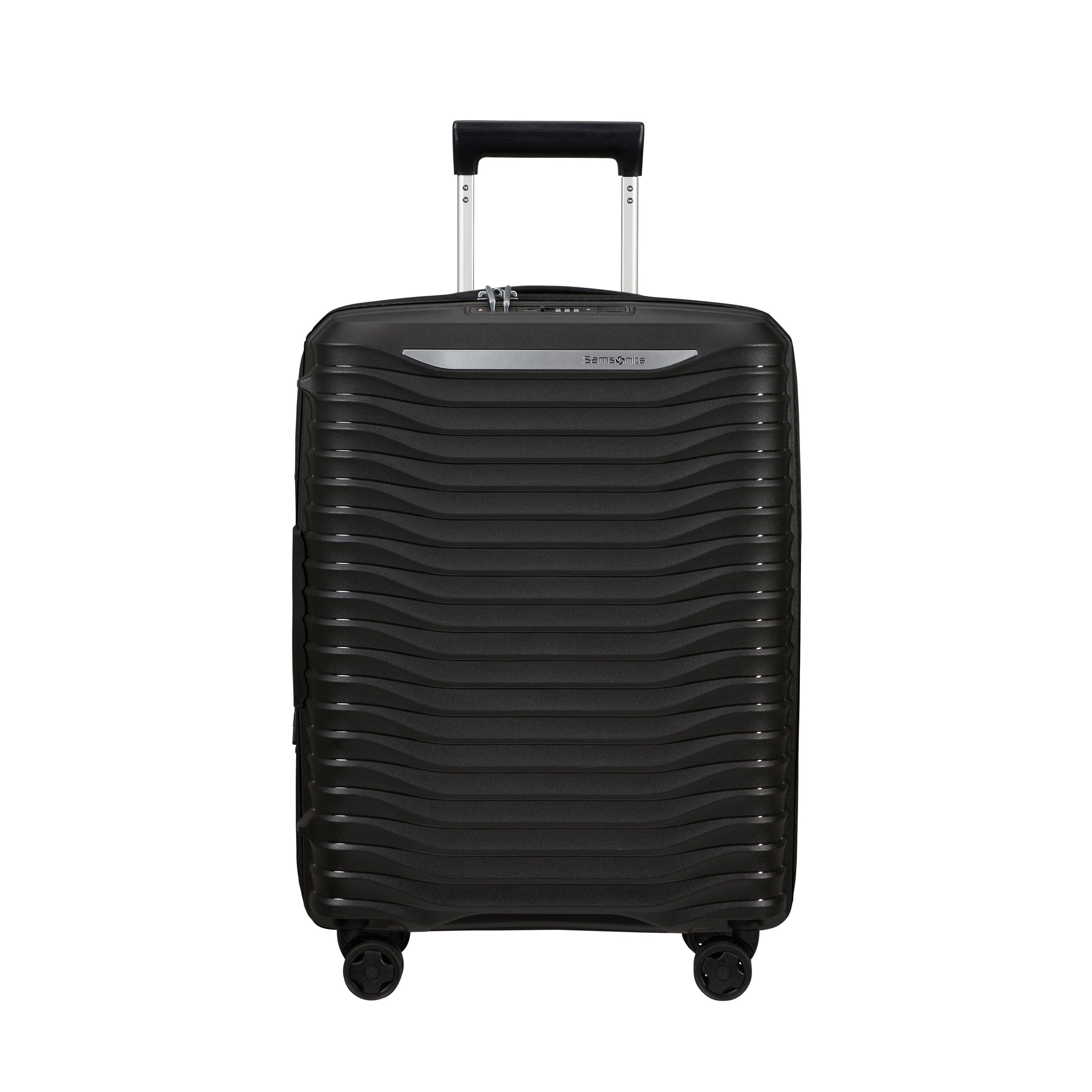 Samsonite Upscape Spinner Expandable 3 Piece Luggage Set - Lightweight Hardside Suitcases with 360° Wheels for Travel, Business & Vacation (Black)