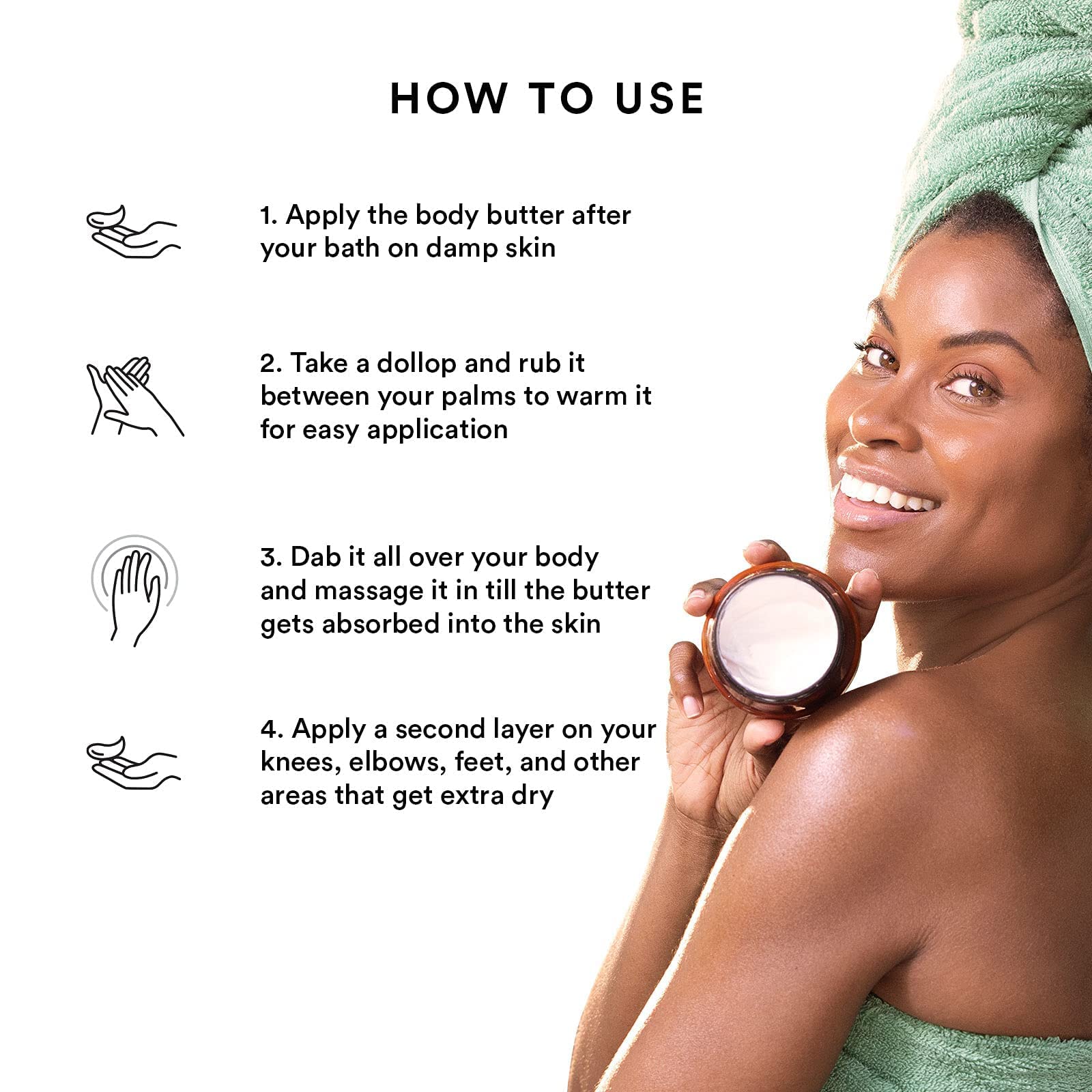 WOW Skin Science Shea Body Butter with Almond Oil & Pure Shea Butter - Deep Moisturizing Cream for Dry Skin, Stretch Marks & Hands - 200ml Citrus Scented Body Lotion - Perfect for Daily Hydration, Post-Shower Care & Winter Skin Protection