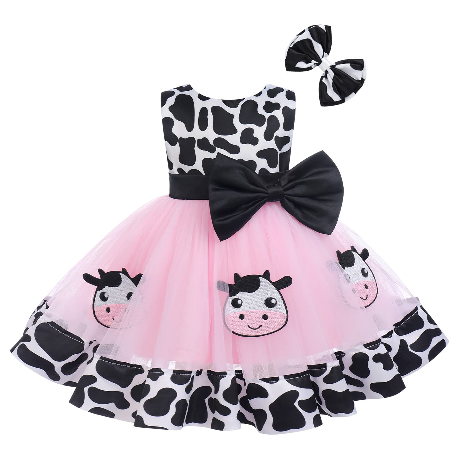 Princess Tutu Dress Set for Baby Girl - Cake Smash Birthday Outfit with Headband, Baptism Photo Shoot Dress | Perfect for 1st Birthday Party, Christening, and Special Occasions