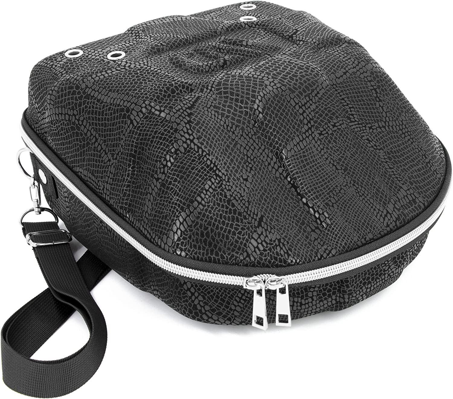 CASEMATIX Crush-Resistant Hard Shell Baseball Cap Travel Case - Protective Hat Storage for Men & Women - Perfect for Travel, Sports, and Everyday Use
