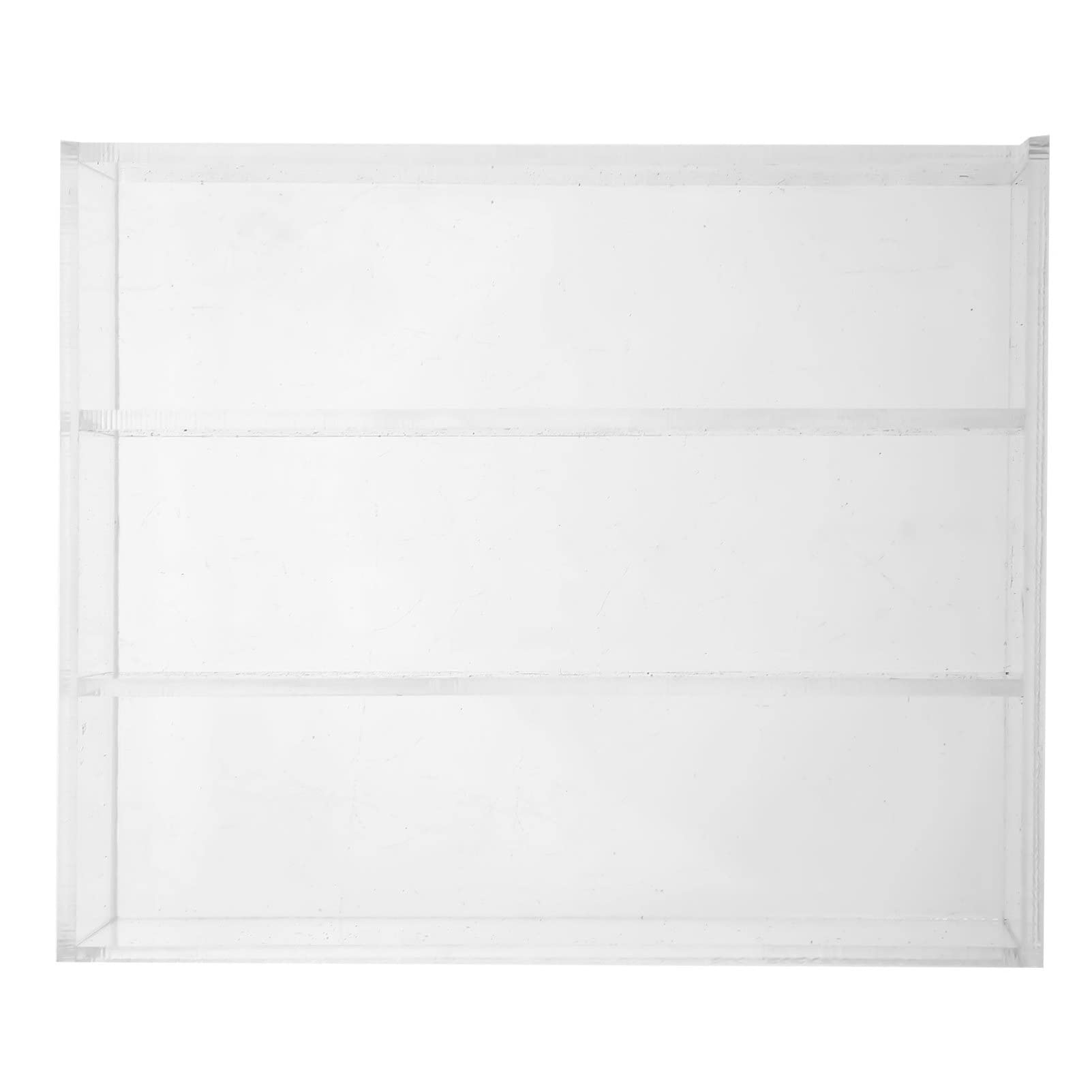 Jojofuny Miniature Dollhouse Bookcase & Supermarket Shelf - Clear Display Case for Mini Candy Jars, Kitchen Cabinets & OB11 PP Dollhouse Toys | Perfect for Tabletop Displays, DIY Room Decor & Collectible Scenes