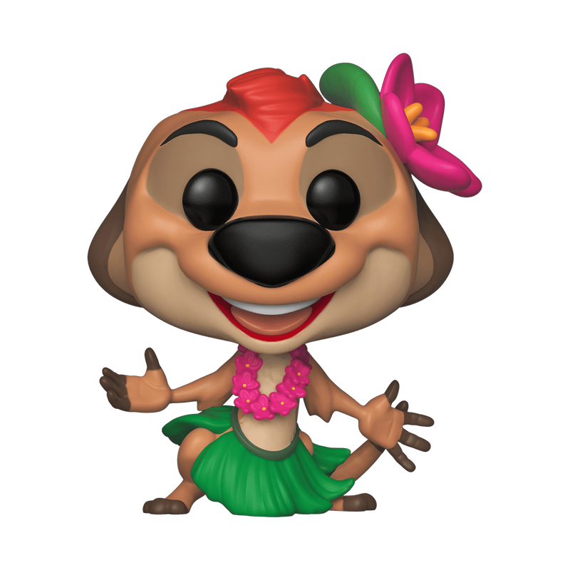 Disney The Lion King Luau Timon Plush Toy - Soft Stuffed Animal for Kids, Collectible Gift for Fans - Perfect for Bedtime, Playtime, and Lion King Themed Parties
