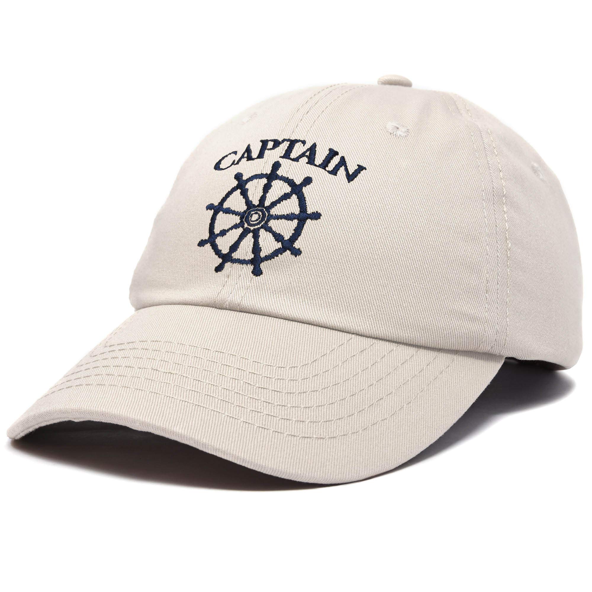 DALIX Navy Blue Captain Hat - Sailor Baseball Cap for Men & Women - Perfect for Boating, Sailing, and Nautical Themed Events
