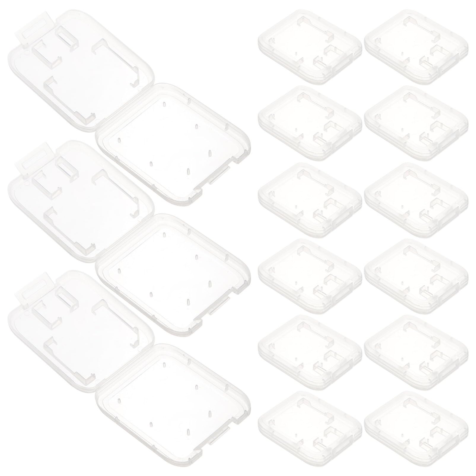 72 Pcs Memory Card Storage Box - Waterproof SD Card Holder Case for Camera, DSLR, GoPro - Compact Plastic Organizer for Memory Cards, USB Drives, SIM Cards - Perfect for Travel, Photography & Office Use