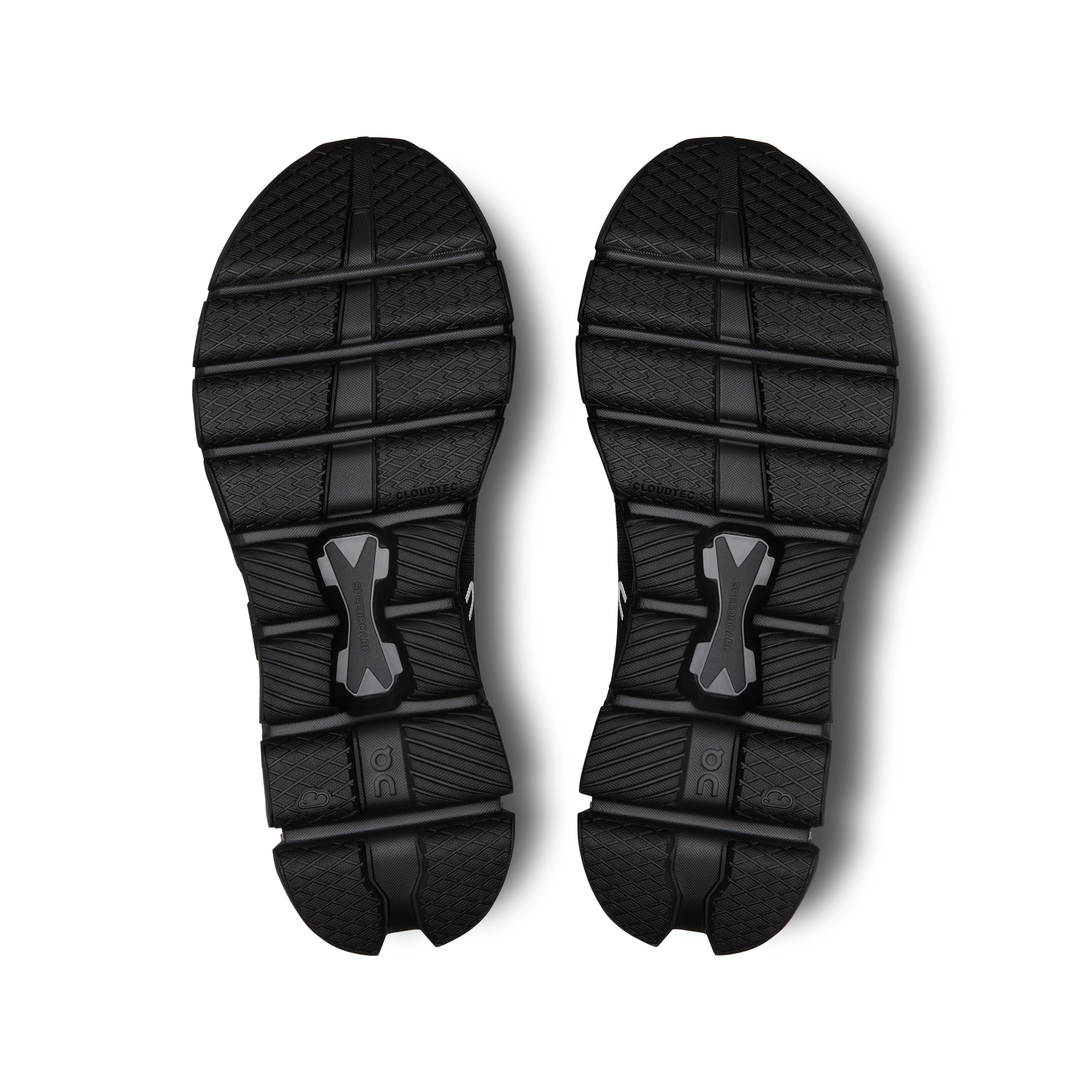 On Running Men's Cloud X 4 Running Shoes - Lightweight & Breathable Black/Eclipse for Jogging, Gym Workouts & Daily Wear