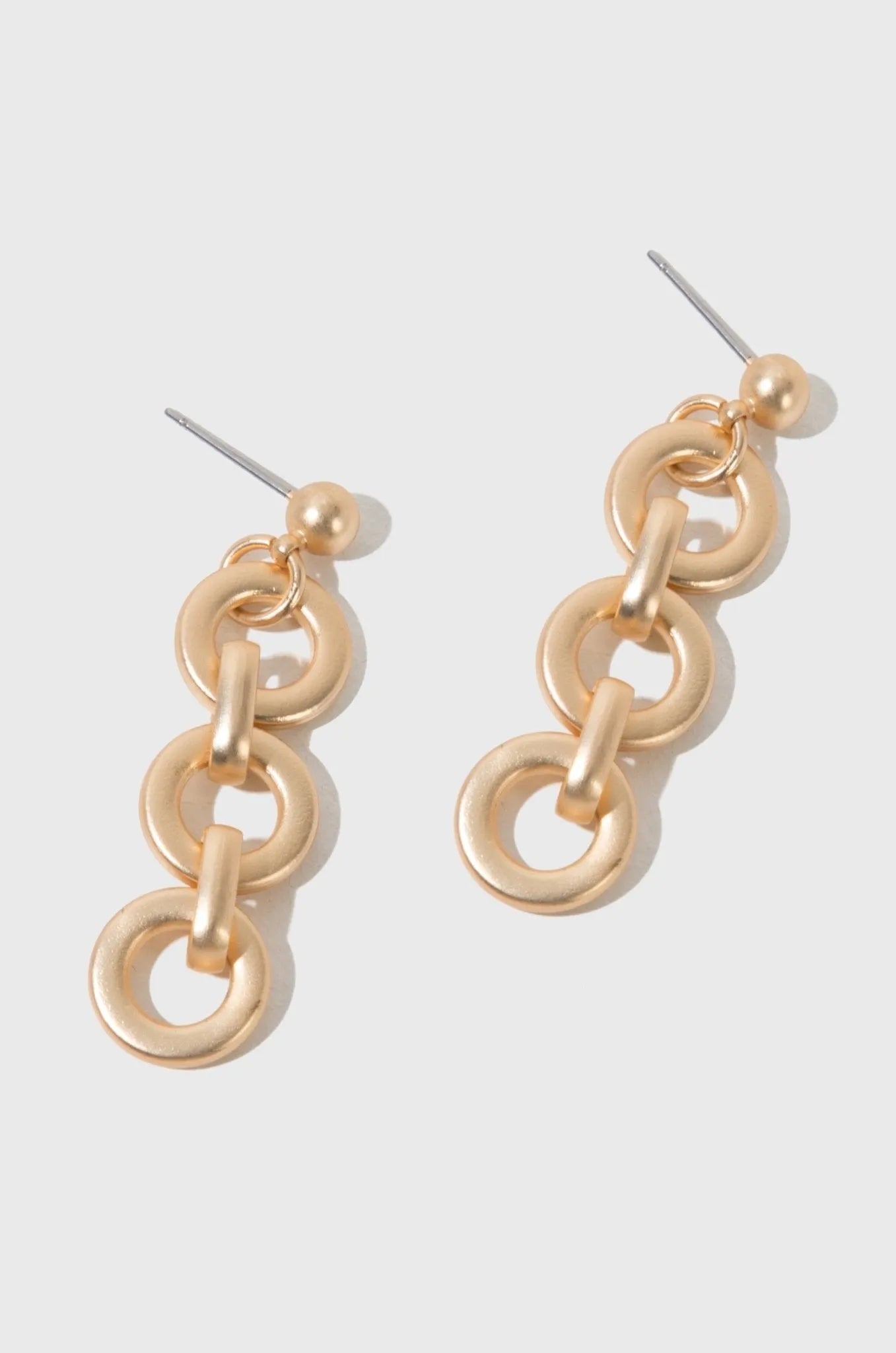 14K Gold Dangle Earrings for Women - Elegant Drop Chain Jewelry for Party, Wedding & Everyday Wear