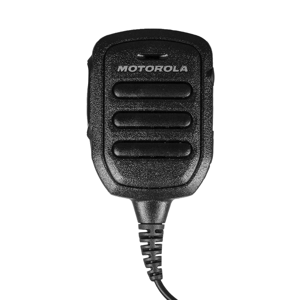 Motorola PMMN4125 Two-Way Radio Remote Speaker Microphone - Hands-Free Communication for Security, Construction & Outdoor Adventures