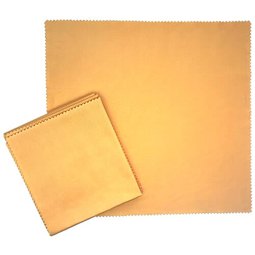 Premium Microfiber Cleaning Cloth - Gold, Large 30x28cm (12x11in) - Streak-Free for Glasses, Screens, Cars & Household Cleaning