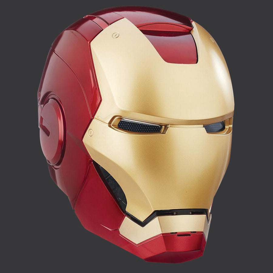 Marvel Legends Series Iron Man Electronic Helmet - Collectible Replica with Light & Sound Effects - Perfect for Cosplay, Halloween Costumes & Marvel Fans Collection
