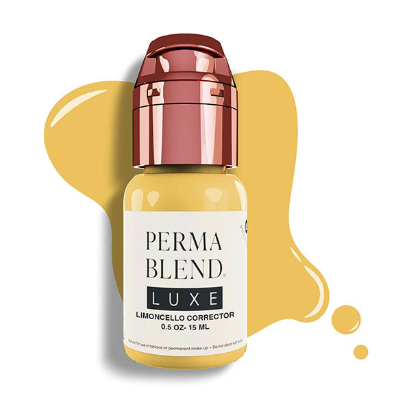 Perma Blend Luxe Limoncello Corrector Pigment - Professional Tattoo Ink Corrector for Cover-Ups & Color Correction - Perfect for Tattoo Artists & Permanent Makeup