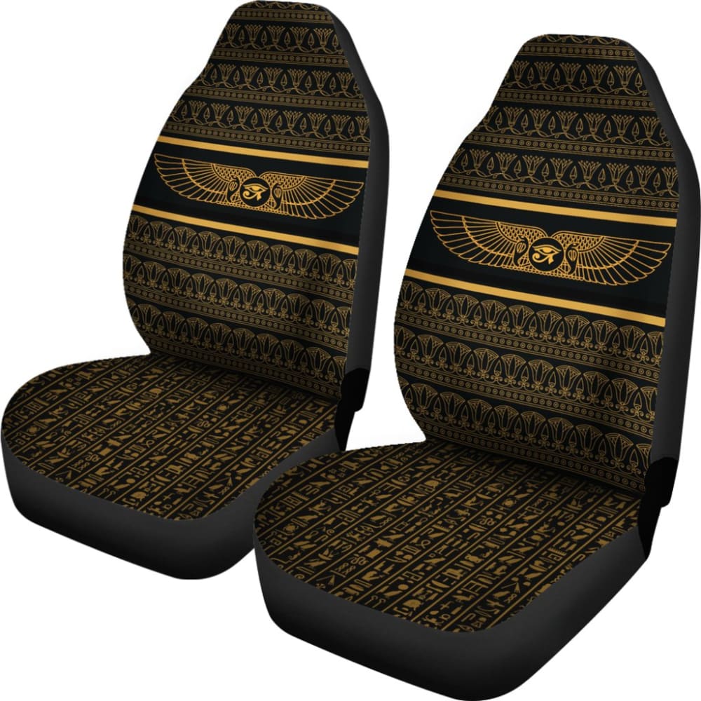 Premium Egyptian Horus Wings Car Seat Covers - Luxury Car Interior Accessories for Sedan, SUV & Truck - Perfect for Travel, Commuting & Road Trips