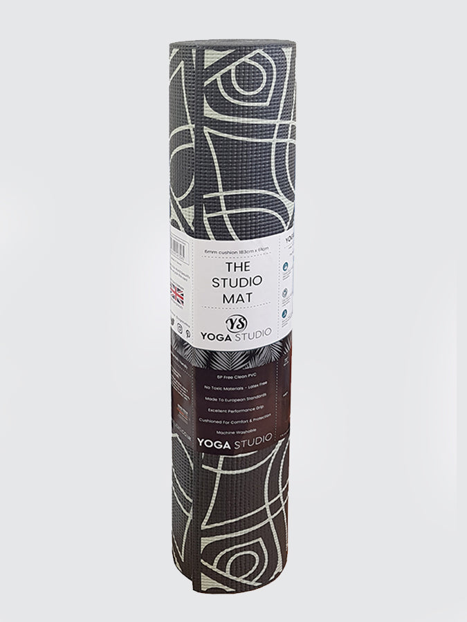 Premium 6mm Non-Slip Yoga Mat for Hot Yoga & Home Workouts - Eco-Friendly TPE Material for Enhanced Grip & Comfort