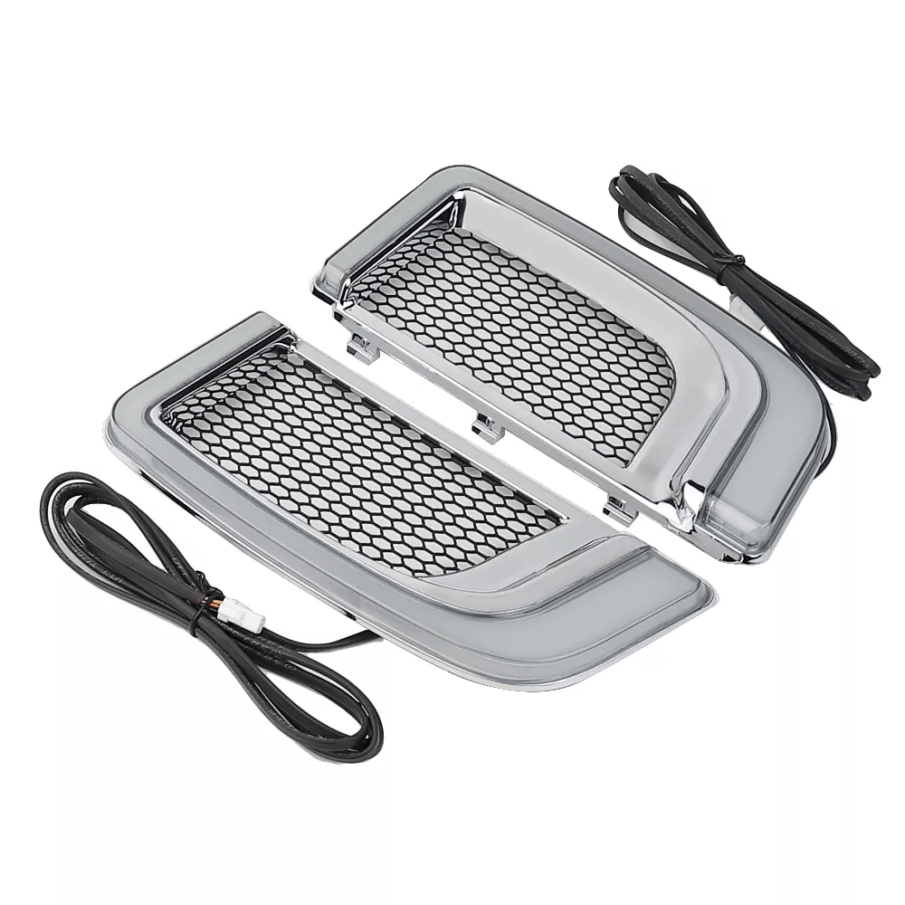 Eagle Lights SUNBURST Lower Fairing Grill LED Lights for Harley Davidson Motorcycles - Bright Custom Accent Lighting for Night Riding & Bike Shows