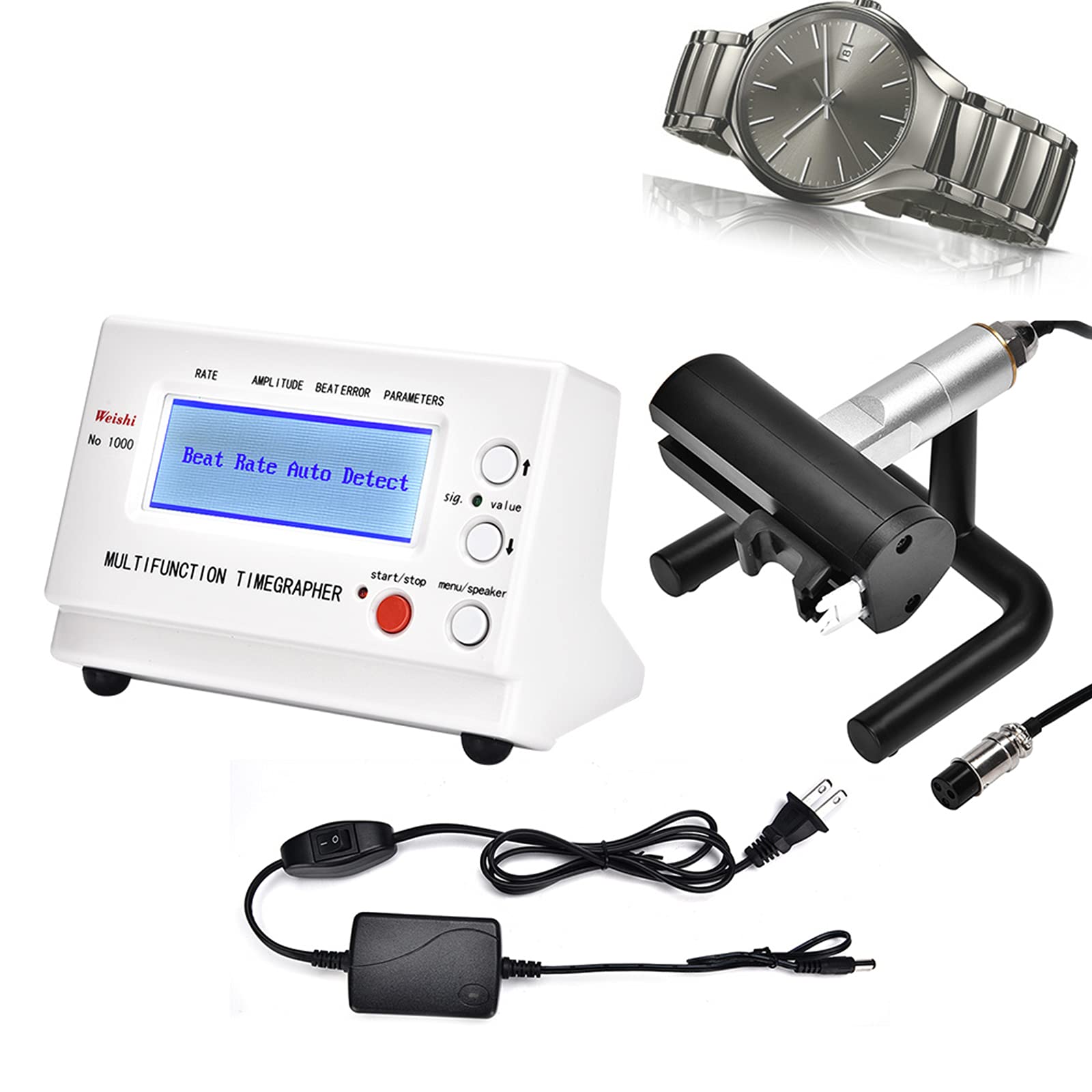 Professional Watch Timing Machine & Timegrapher - High-Precision Watch Tester & Calibrator for Mechanical Watches | Perfect for Watchmakers, Repair Shops & Enthusiasts
