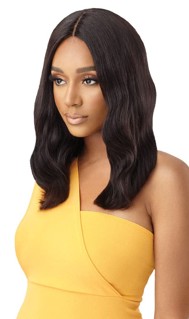 Outre The Daily 100% Unprocessed Human Hair Lace Front Wet & Wavy Wig - NATURAL CURLY 14