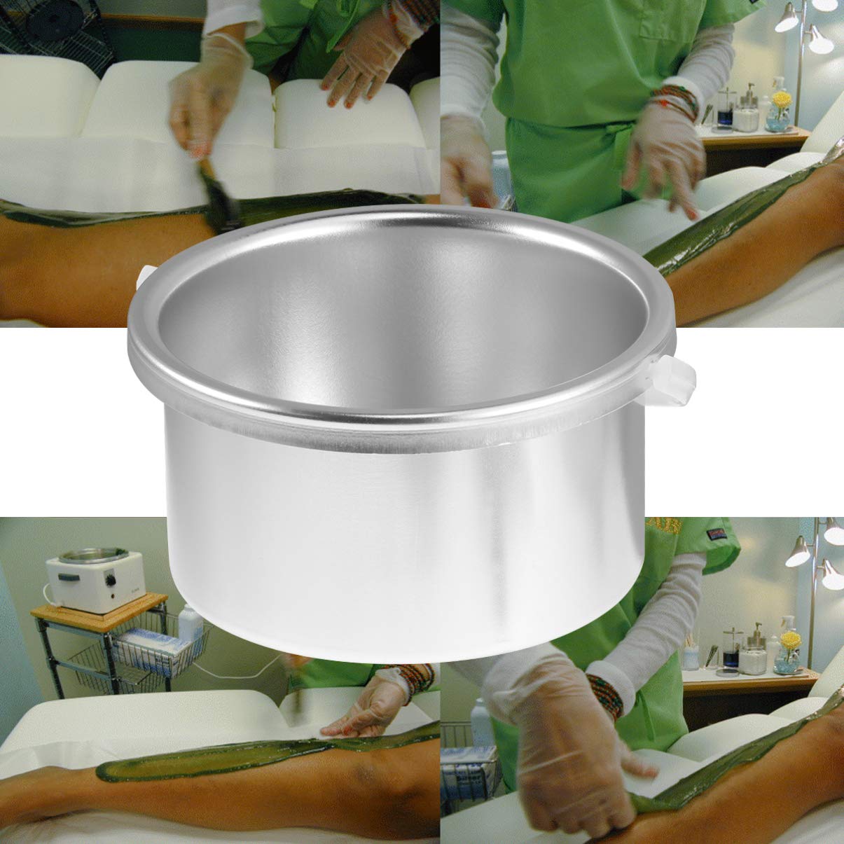 Healifty Wax Warmer Inner Pot - Portable Replacement Bowl for Hair Removal Machine, Waxing Warmer Accessories for Salon & Home Use | Perfect for Eyebrow, Bikini & Body Waxing