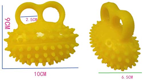 Finger Grip Ball - Hard Hand Strength Trainer for Stroke Hemiplegia Rehabilitation, Finger Massage & Grip Strength Exercise - Ideal for Physical Therapy & Home Use