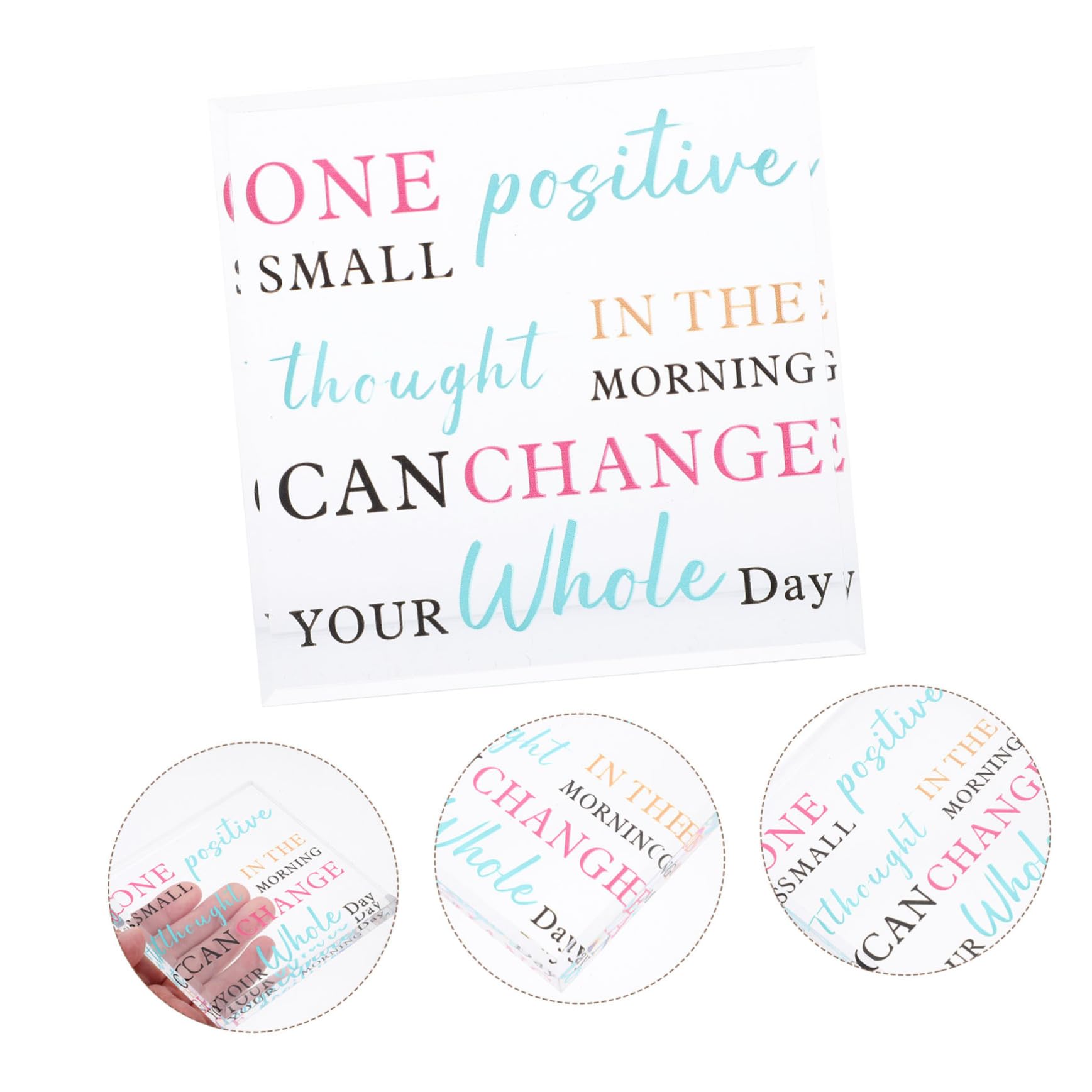 COHEALI Acrylic Placard Signs - Elegant Desk Decor & Home Ornaments | Perfect for Office, Wedding, Party Decorations & Gift Giving