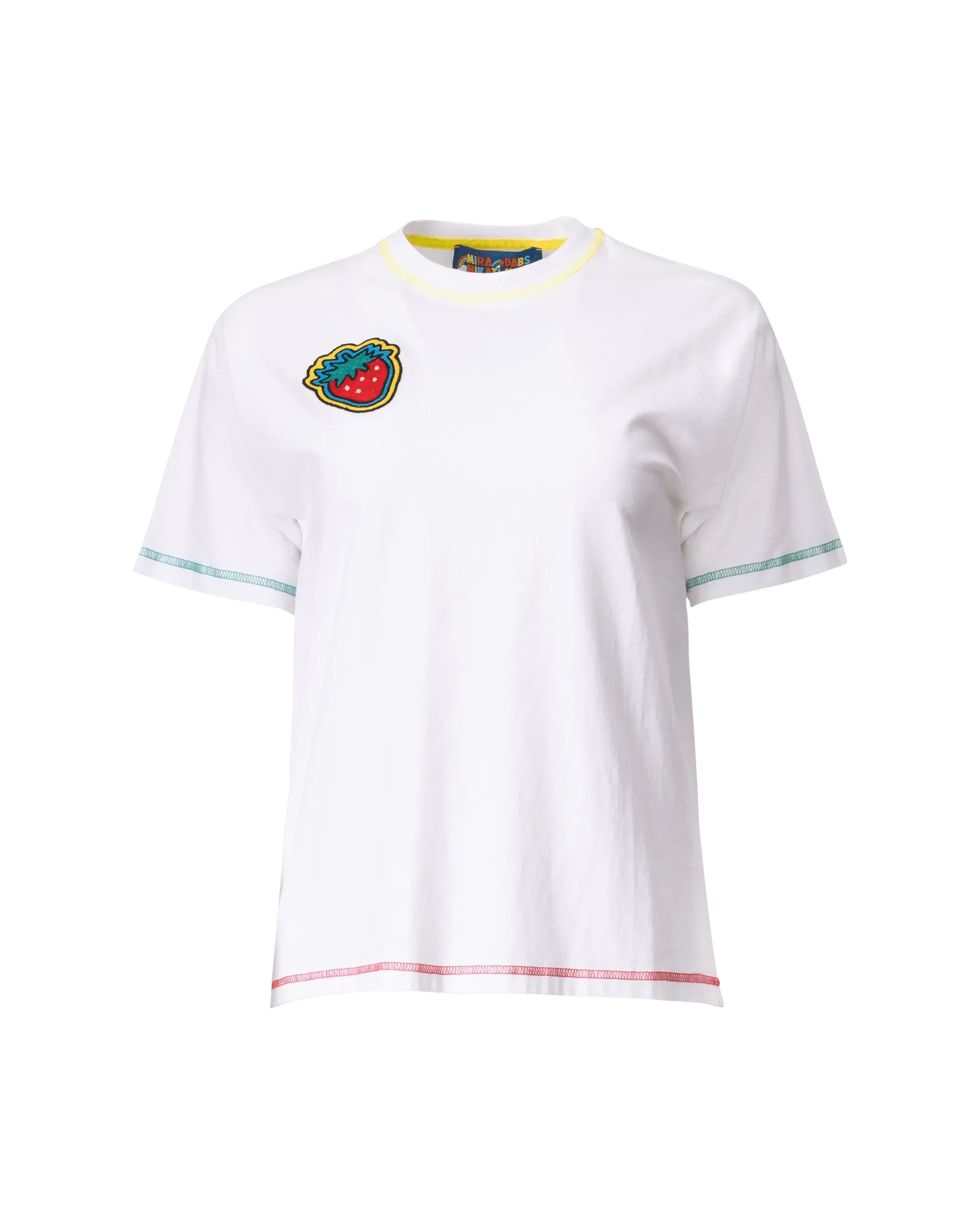 Mira X Dabsmyla Embroidered Graphic T-Shirt for Men & Women | Unique Streetwear Fashion | Perfect for Concerts, Festivals & Casual Outings