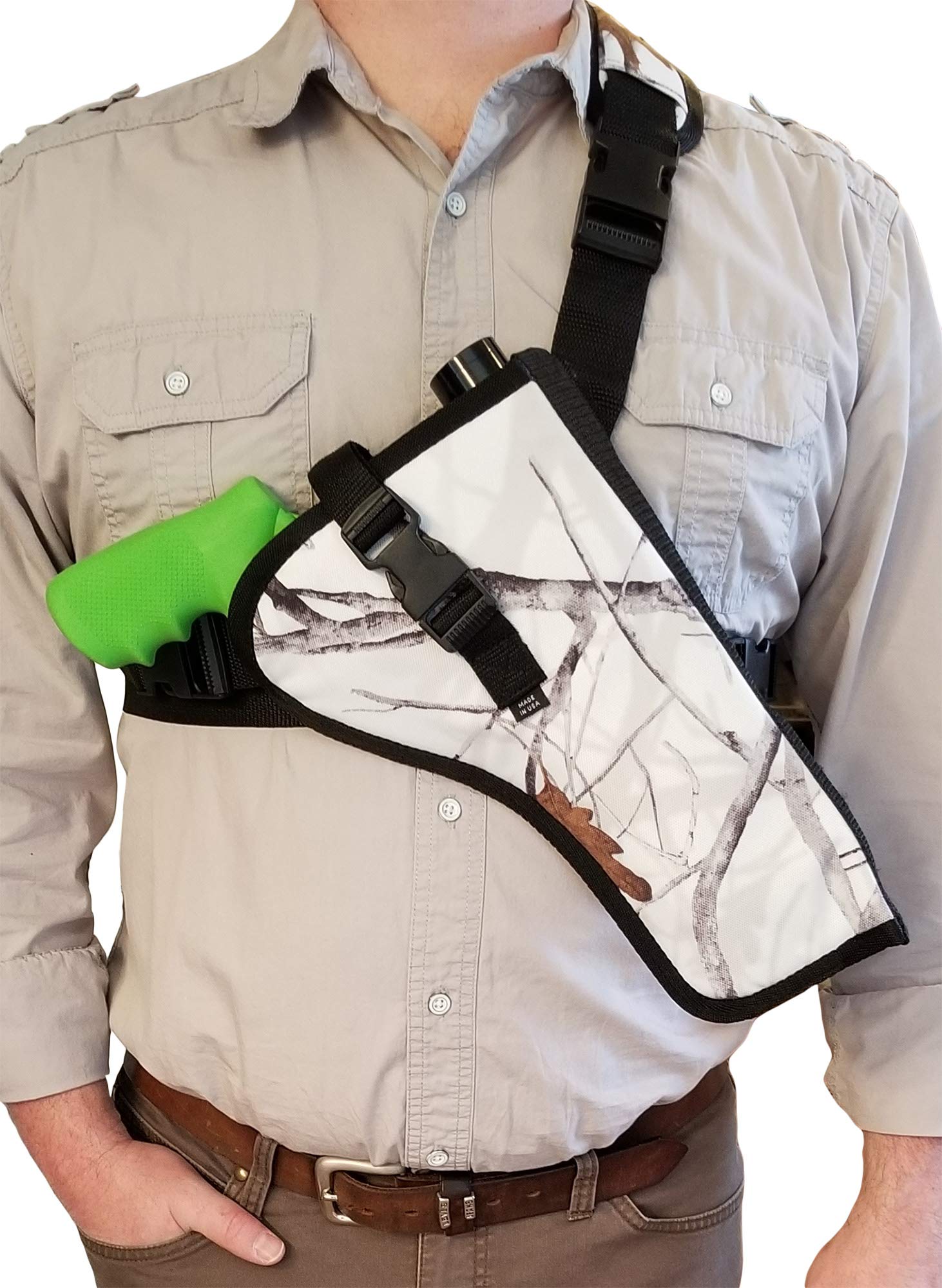 **Tactical Chest Gun Holster for Ruger Redhawk, Super Redhawk & Super Blackhawk Revolvers | Fits 5.5