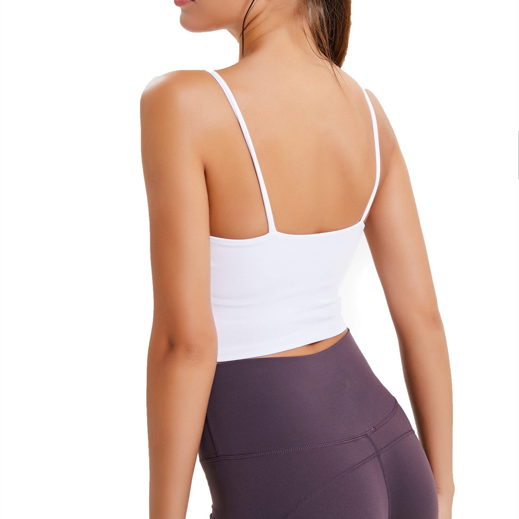 Lemedy Women's Padded Sports Bra - High Impact Workout, Running & Yoga Tank Top for Active Lifestyles - Perfect for Gym, Fitness Training & Outdoor Activities