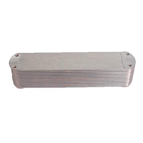 High Performance Oil Cooler 4965487 Compatible with Cummins ISX QSX Engine - Perfect for Heavy Duty Truck & Industrial Equipment Maintenance