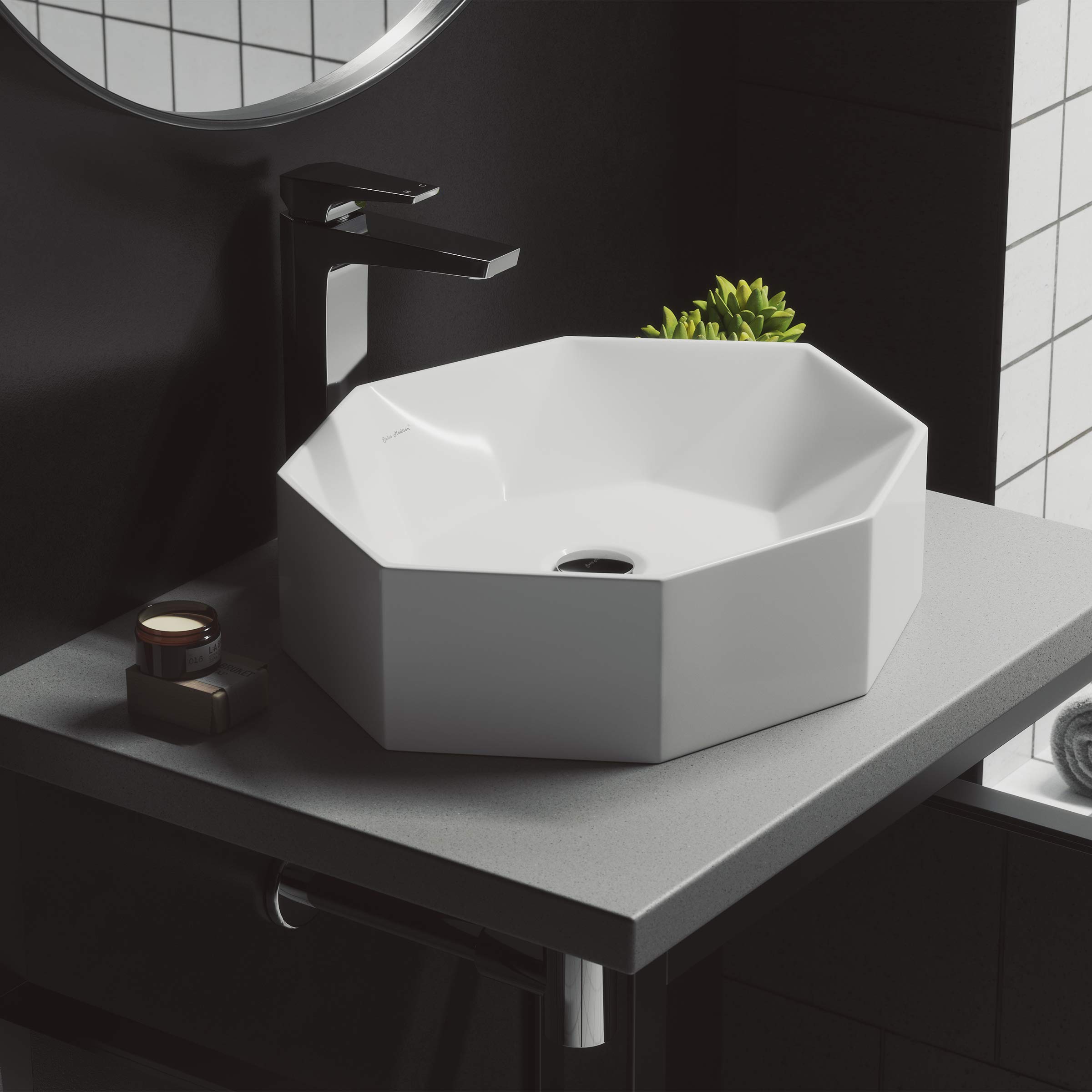 Swiss Madison Well Made Forever Brusque Vessel Sink - Modern Bathroom Vanity Sink for Contemporary Home Decor | Perfect for Powder Rooms, Guest Baths & Luxury Master Suites