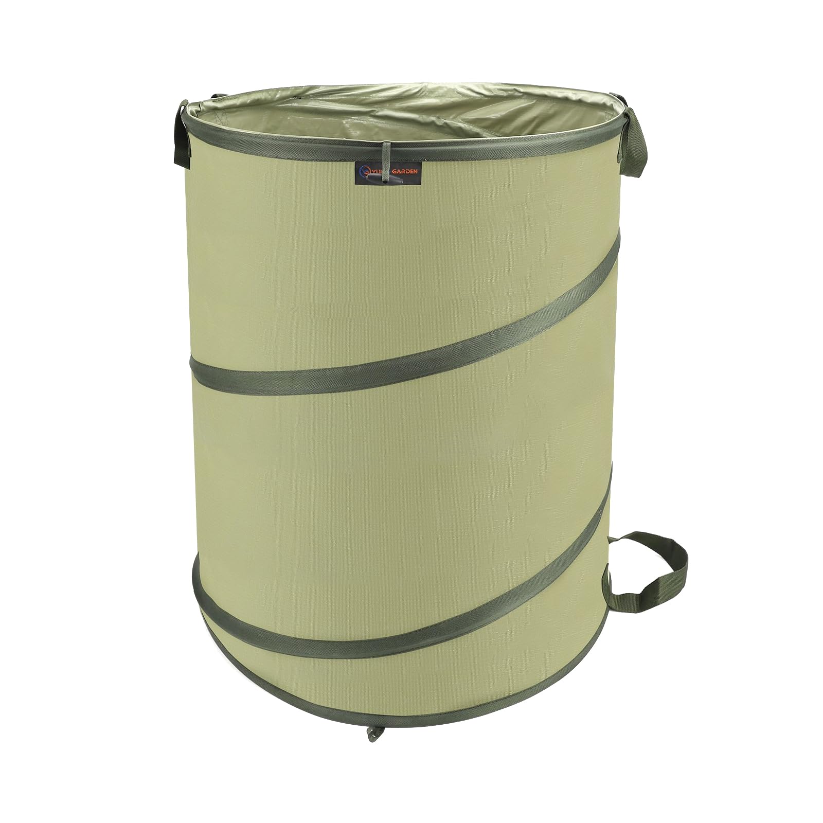 YUDI & GARDEN 45 Gallon Collapsible Garden Bag - Reusable Yard Waste Bag for Leaves, Trash, Camping | Portable Storage for Patio, Lawn, Leaf Cleanup & Outdoor Activities