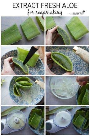 **Leela Organic - Pure Aloe Vera Melt and Pour Soap Base (1KG) - Transparent DIY Handmade Soap Making Supplies for Skin Care, Gifts & Craft Projects**