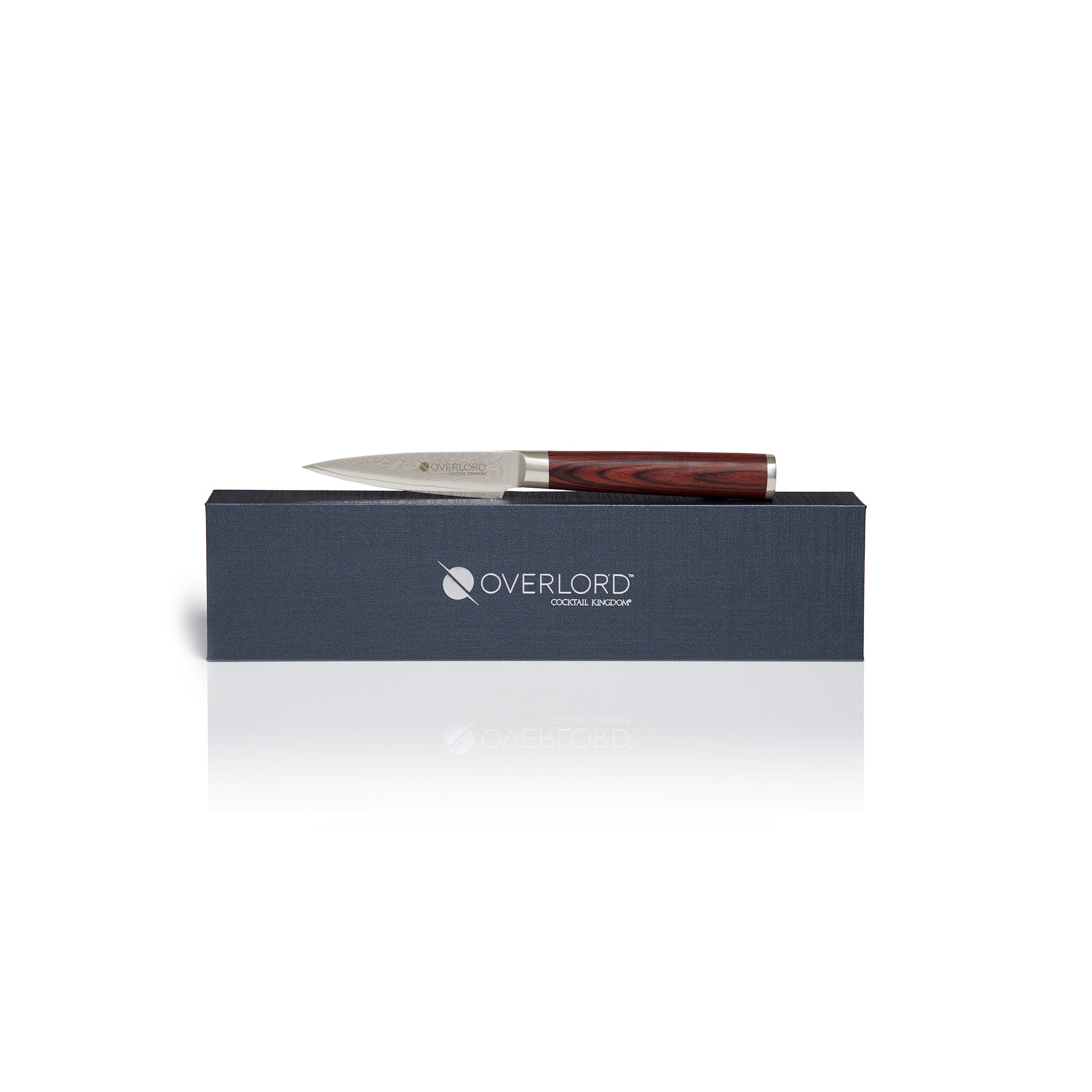 OVERLORD™ 3.5 Inch Paring Knife with Pakkawood Handle - Sharp Kitchen Knife for Peeling, Slicing and Fruit Cutting - Perfect for Home Cooking, Camping and Professional Chefs