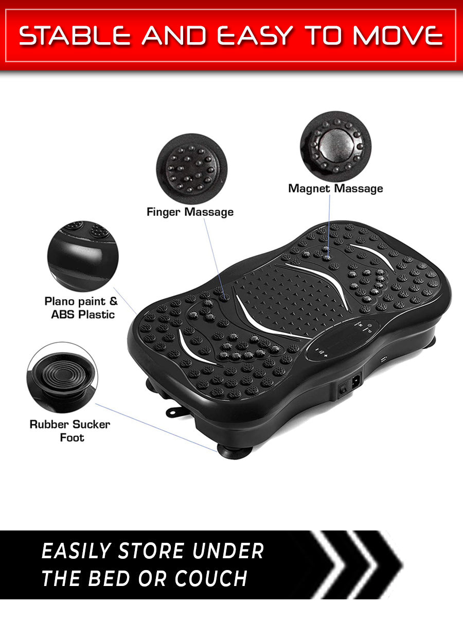 Vibrotone Vibration Fitness Board for Home Workouts - Balance Training, Weight Loss & Muscle Toning | Perfect for Home Gym, Physical Therapy & Core Strengthening