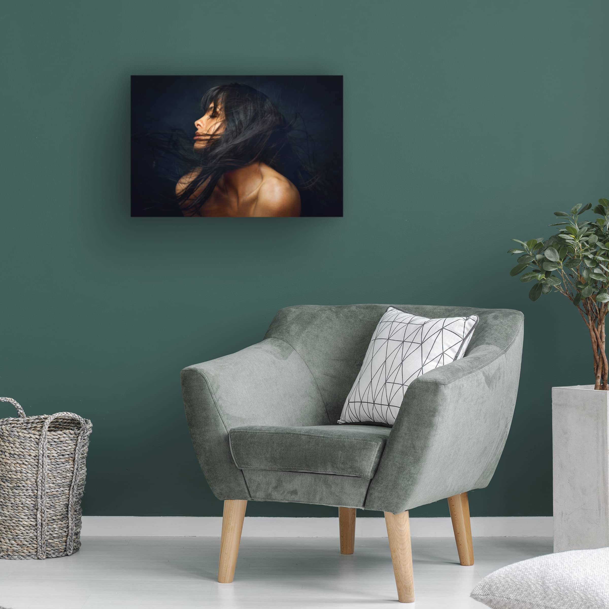 Trademark Fine Art 'Yanika' Canvas Wall Art by Zachar Rise - Modern Abstract Painting for Living Room, Bedroom & Office Decor