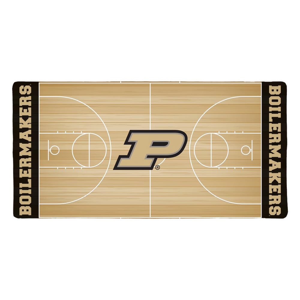 Purdue University Boilermakers Basketball Large Gaming Mouse Pad - Non-Slip Desk Mat with Stitched Edges for PC & Laptop - Perfect for Gamers, Home & Office Use - 31.5 x 15.7 Inches - Great for Esports, Work & Study Setup
